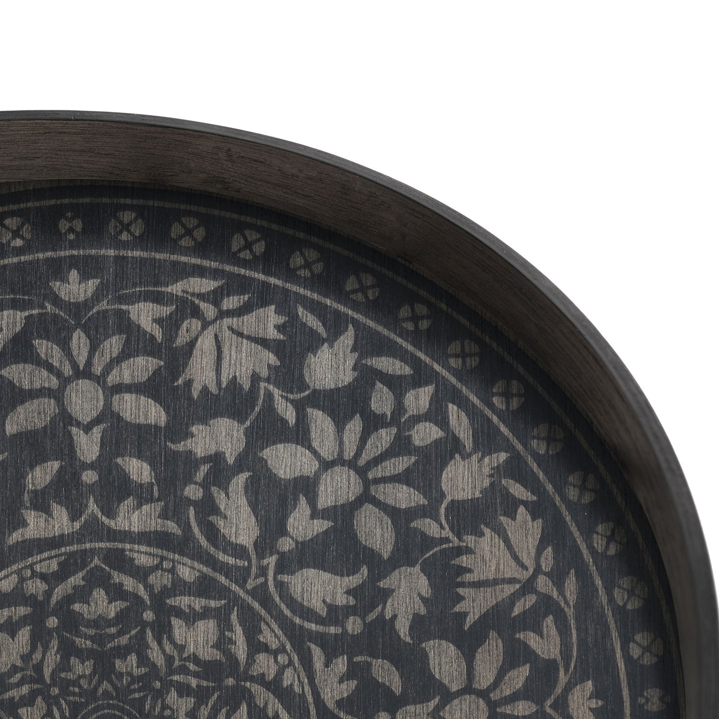 Black Marrakesh wooden tray