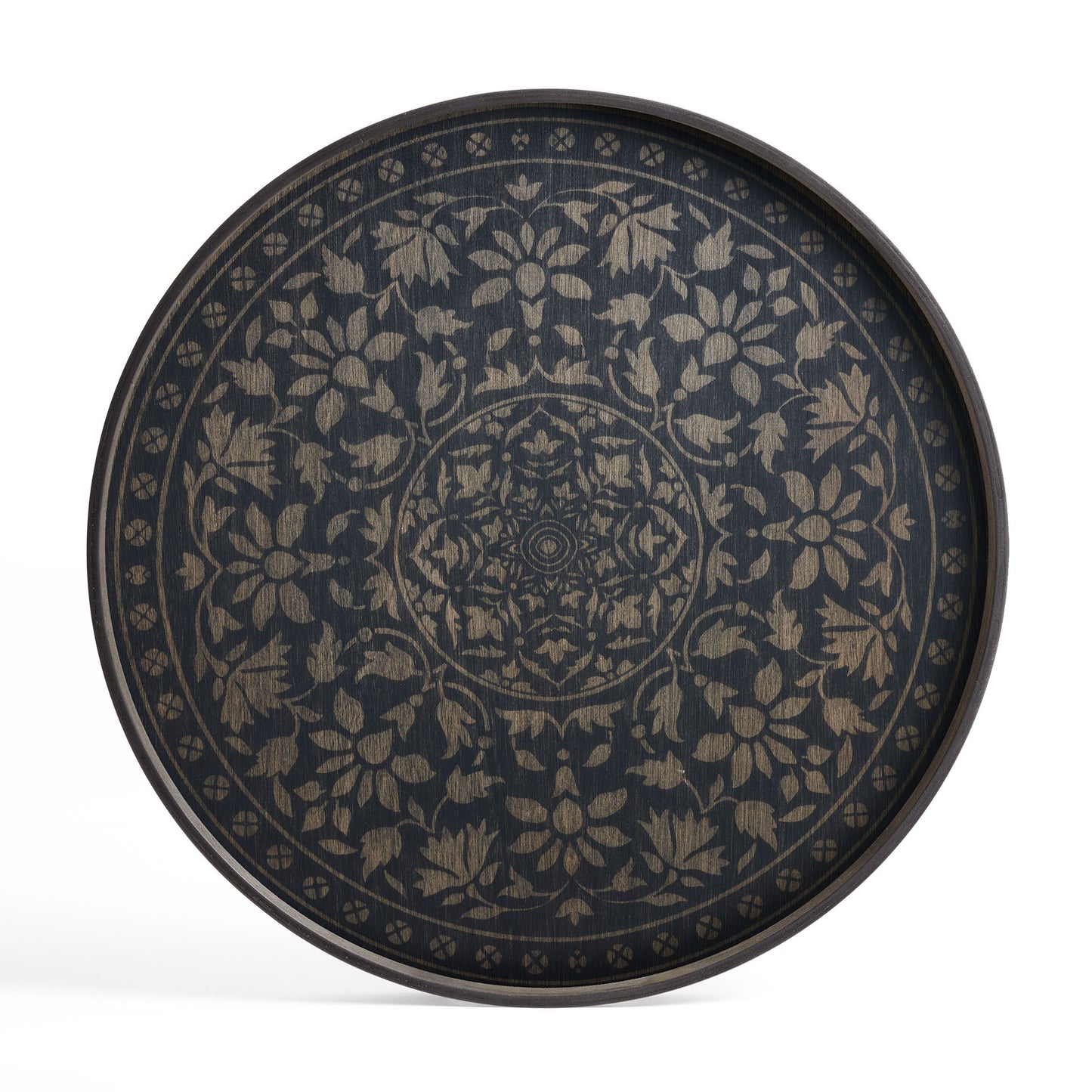 Black Marrakesh wooden tray