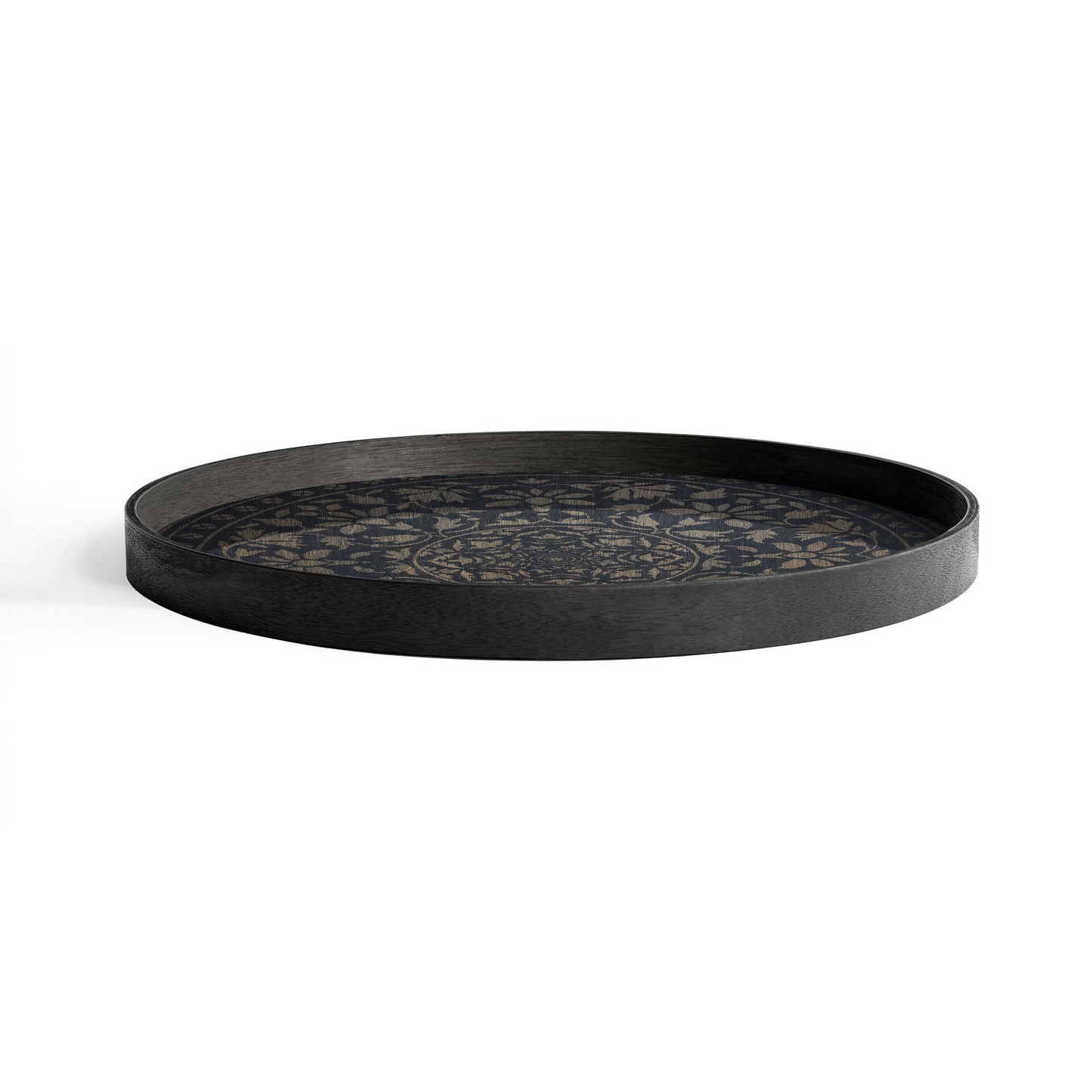 Black Marrakesh wooden tray