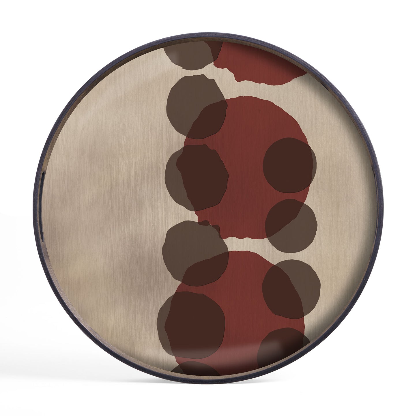 Pinot Layered Dots glass tray