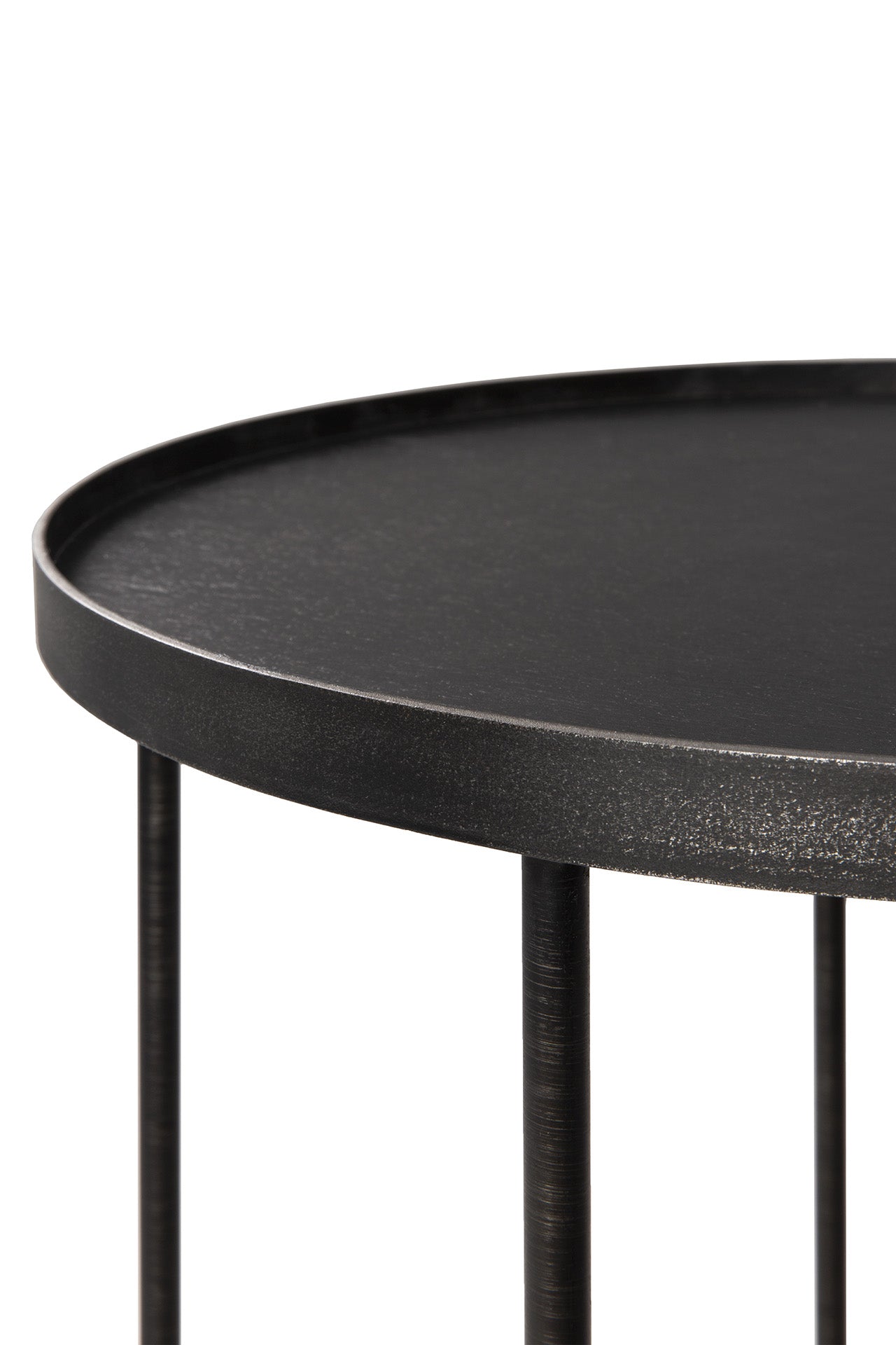 Round tray side table (tray not included)