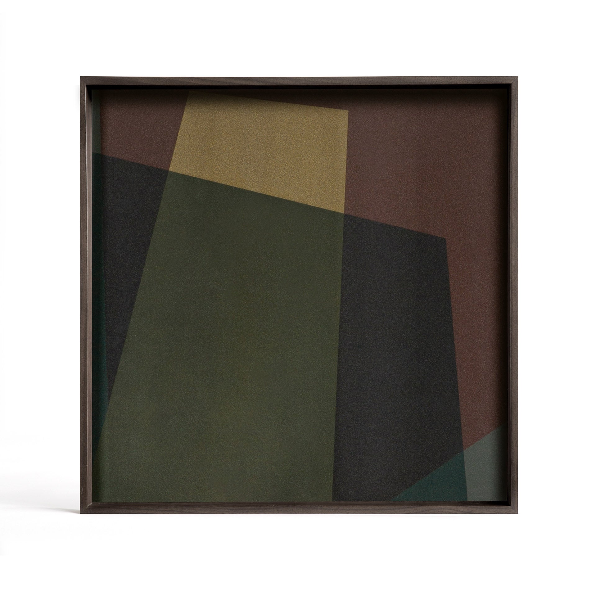 Angle glass square tray
