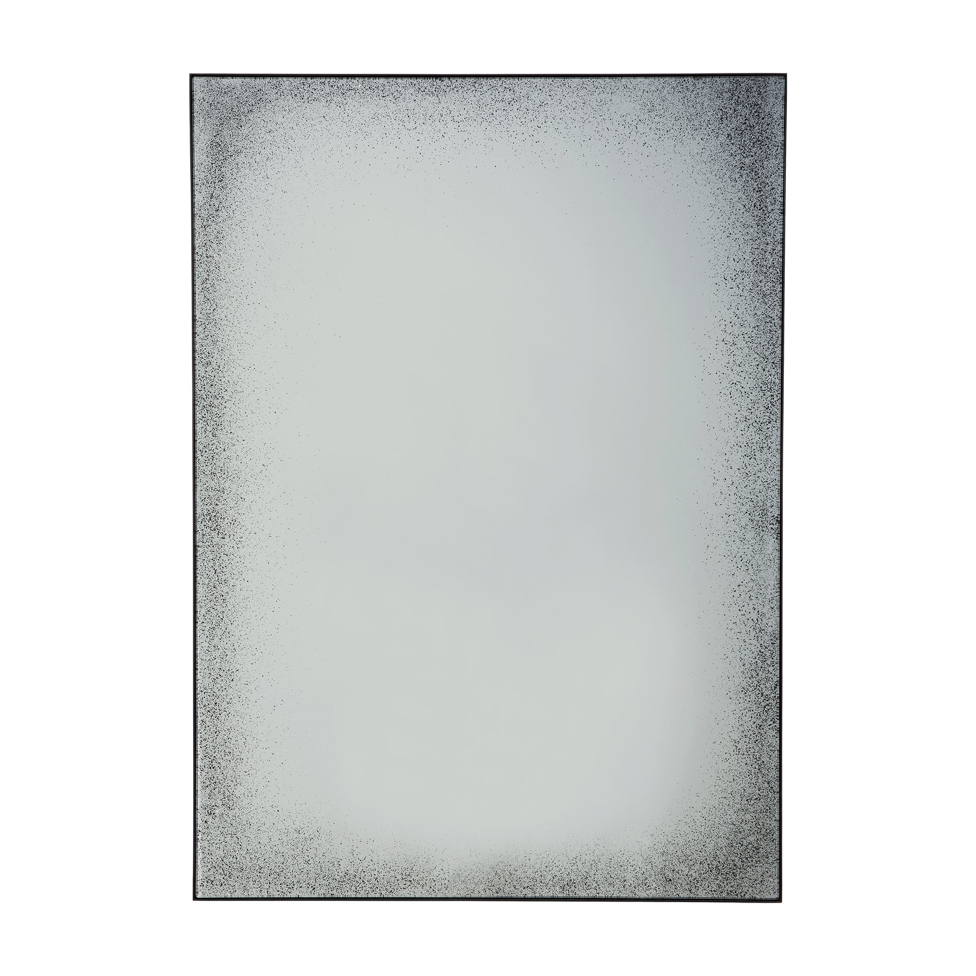 Clear wall mirror