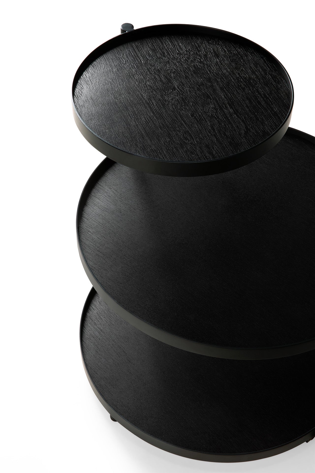 Swivel tray side table (trays not included)