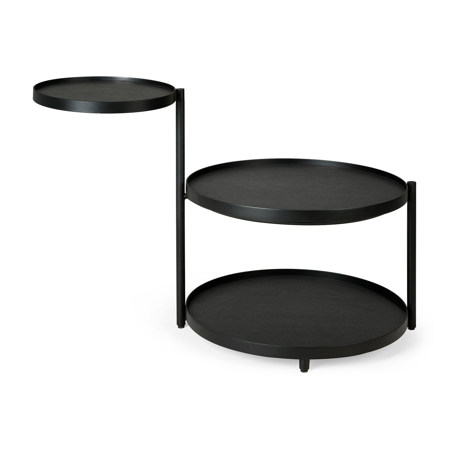 Swivel tray side table (trays not included)