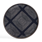 Linear Squares glass tray