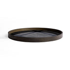 Linear Squares glass tray