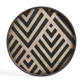 Chevron wooden tray