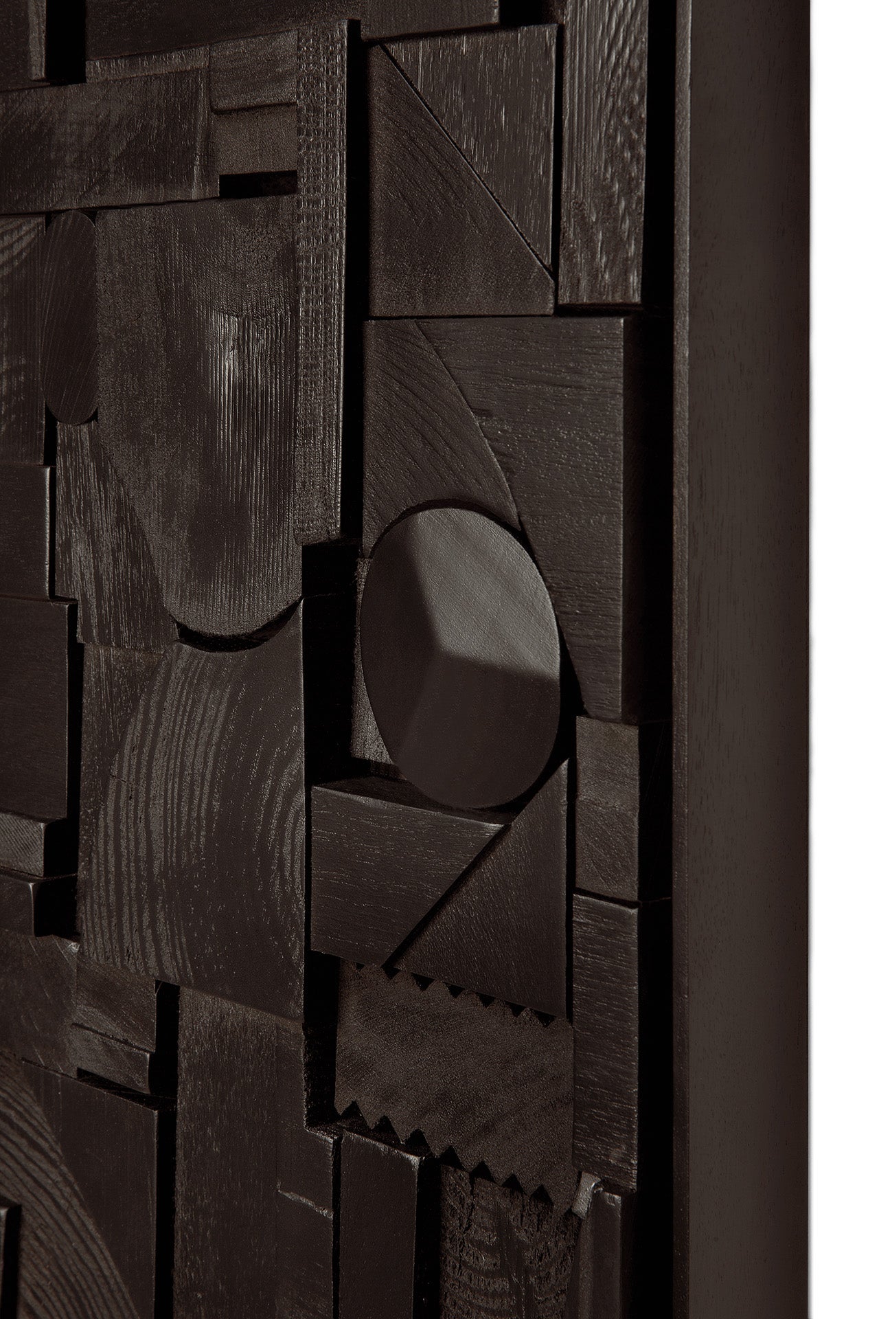 Bricks wall art - Black