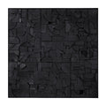 Bricks wall art - Black