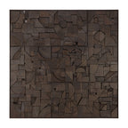 Bricks wall art - Dark Brown