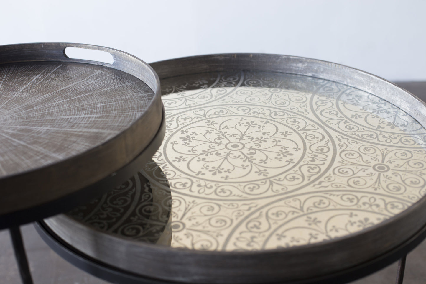 Moroccan Frost mirror tray