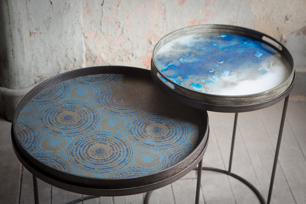 Blue Mist Organic glass tray
