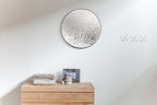 Clear wall mirror round