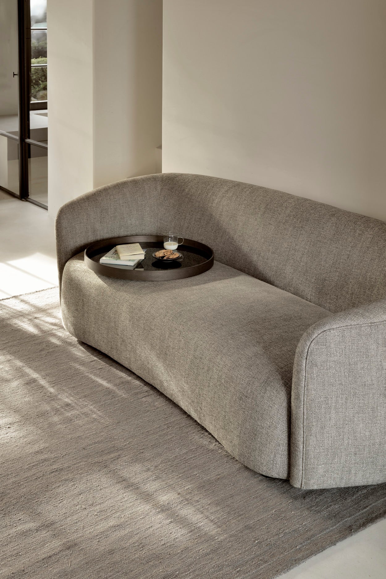 Graphite Organic glass tray