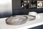White Slice wooden tray