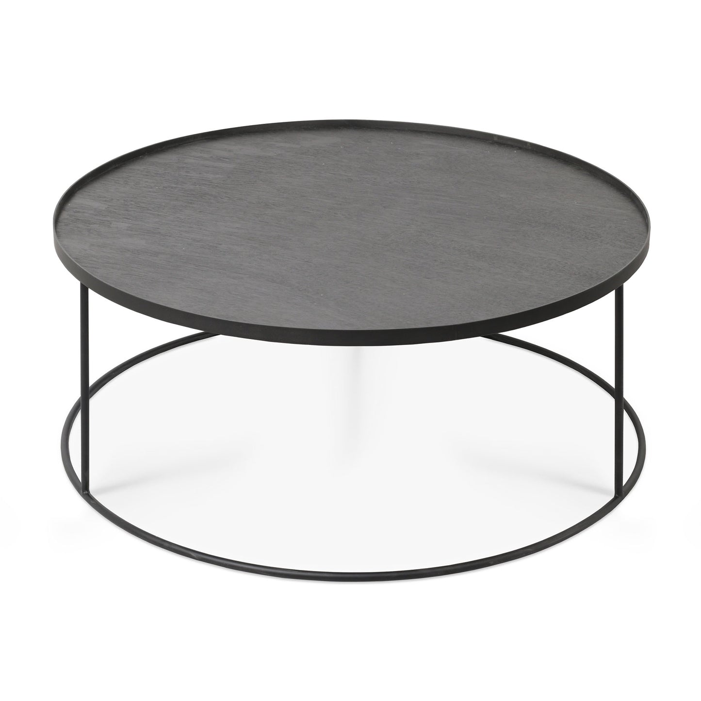 Round tray coffee table (tray not included)