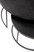 Round tray coffee table set (trays not included)