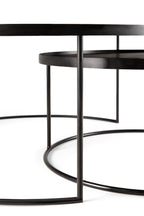 Round tray coffee table set (trays not included)