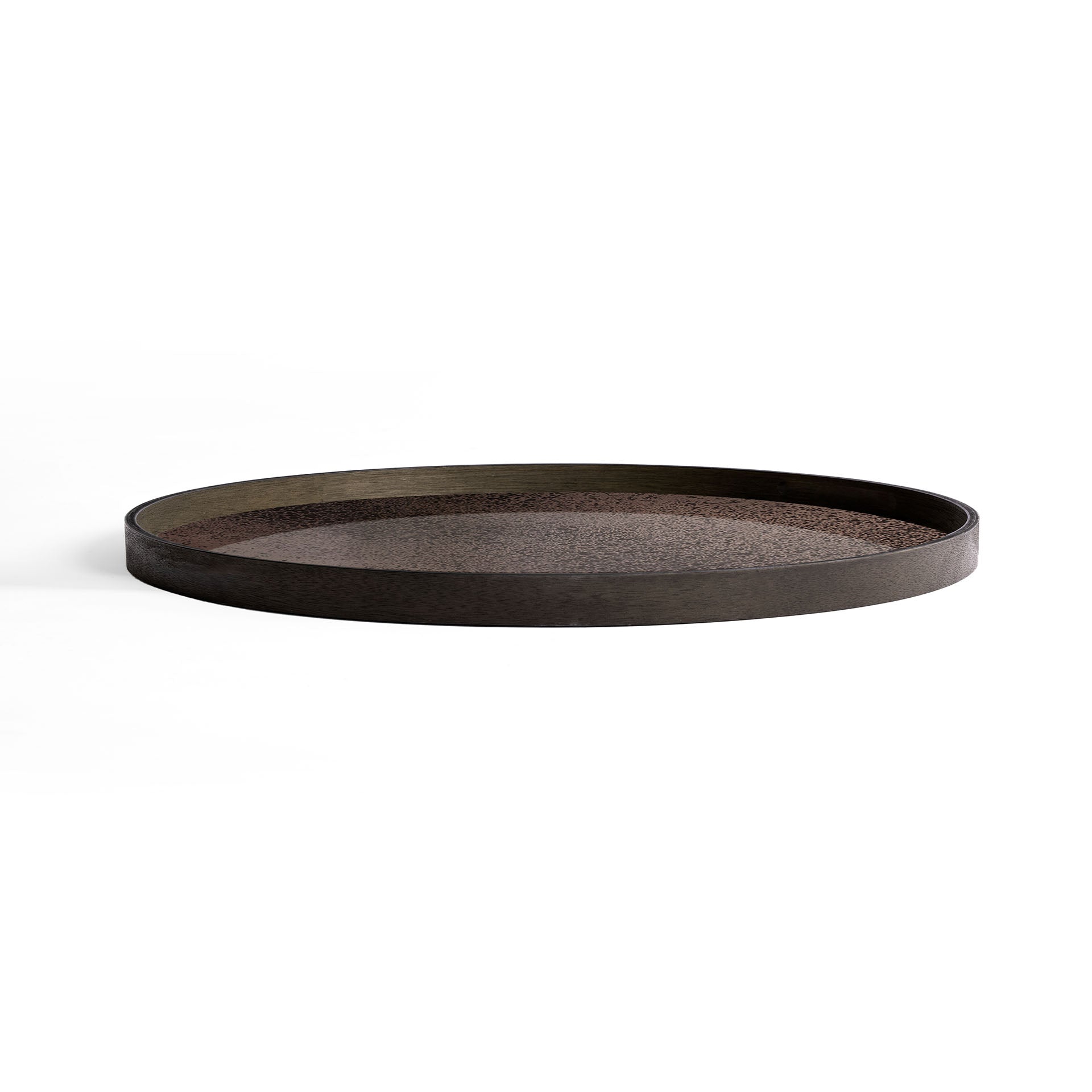 Bronze aged mirror tray