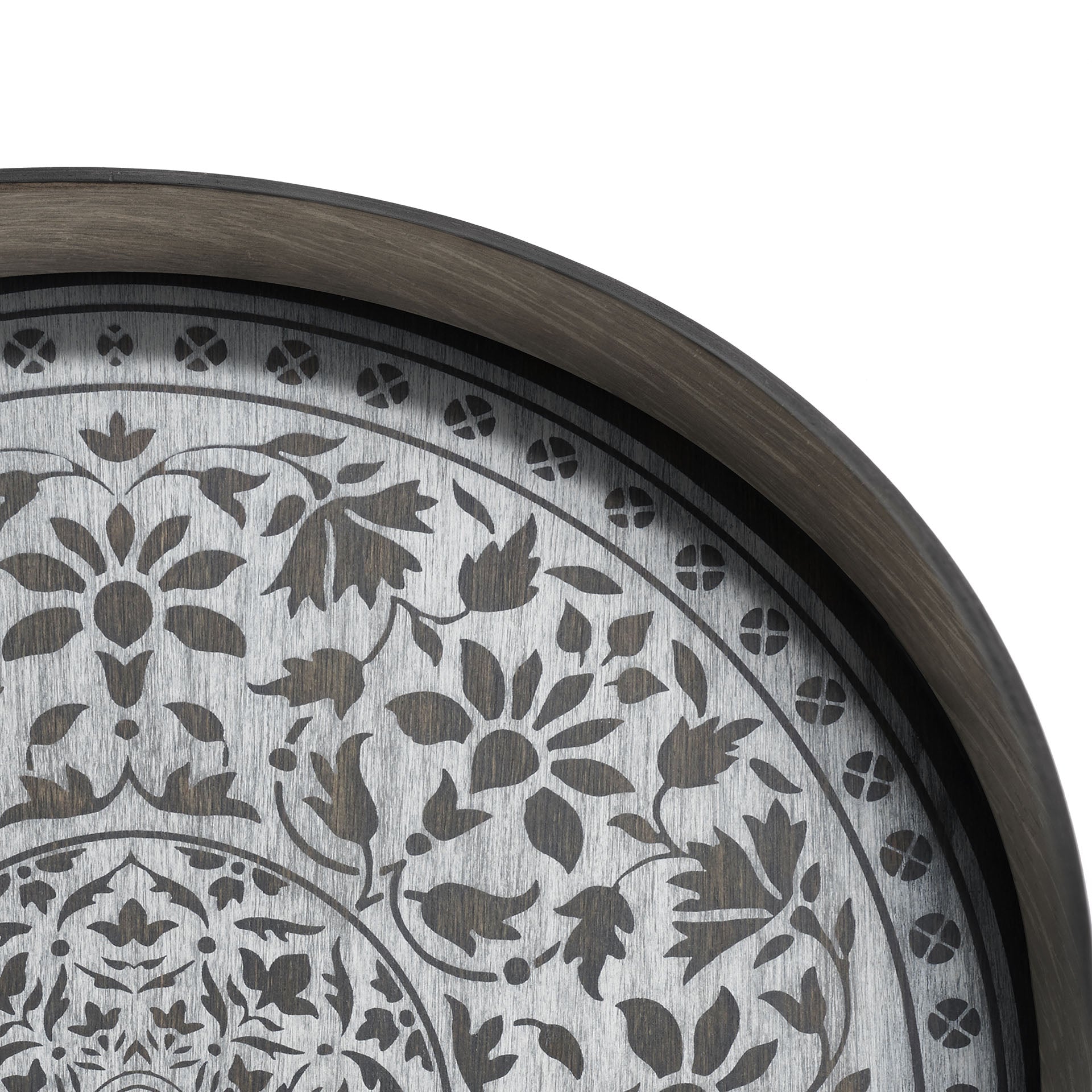 White Marrakesh wooden tray