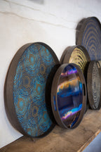 Indigo Organic glass tray