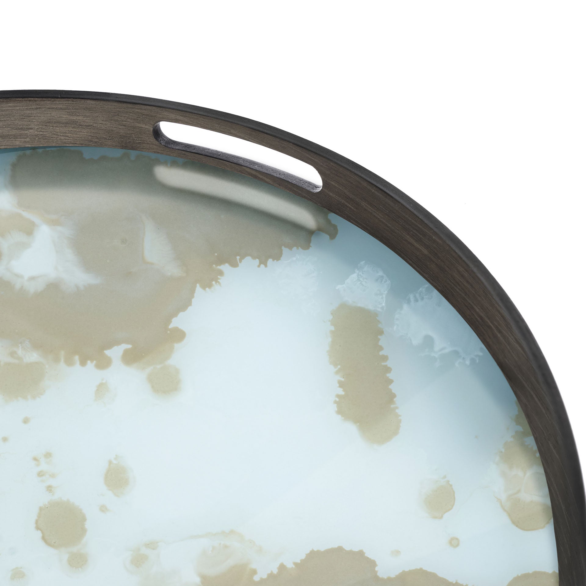 Mist Gold Organic glass tray
