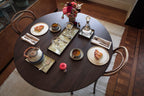 Fossil Organic glass valet tray