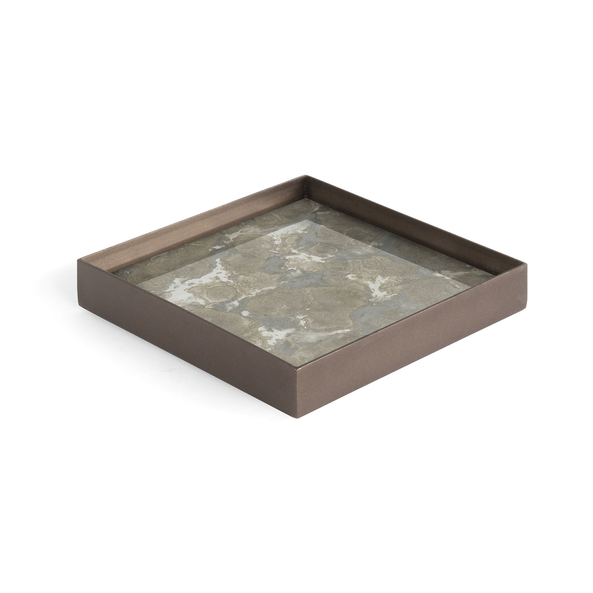 Fossil Organic glass valet tray