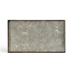 Fossil Organic glass valet tray