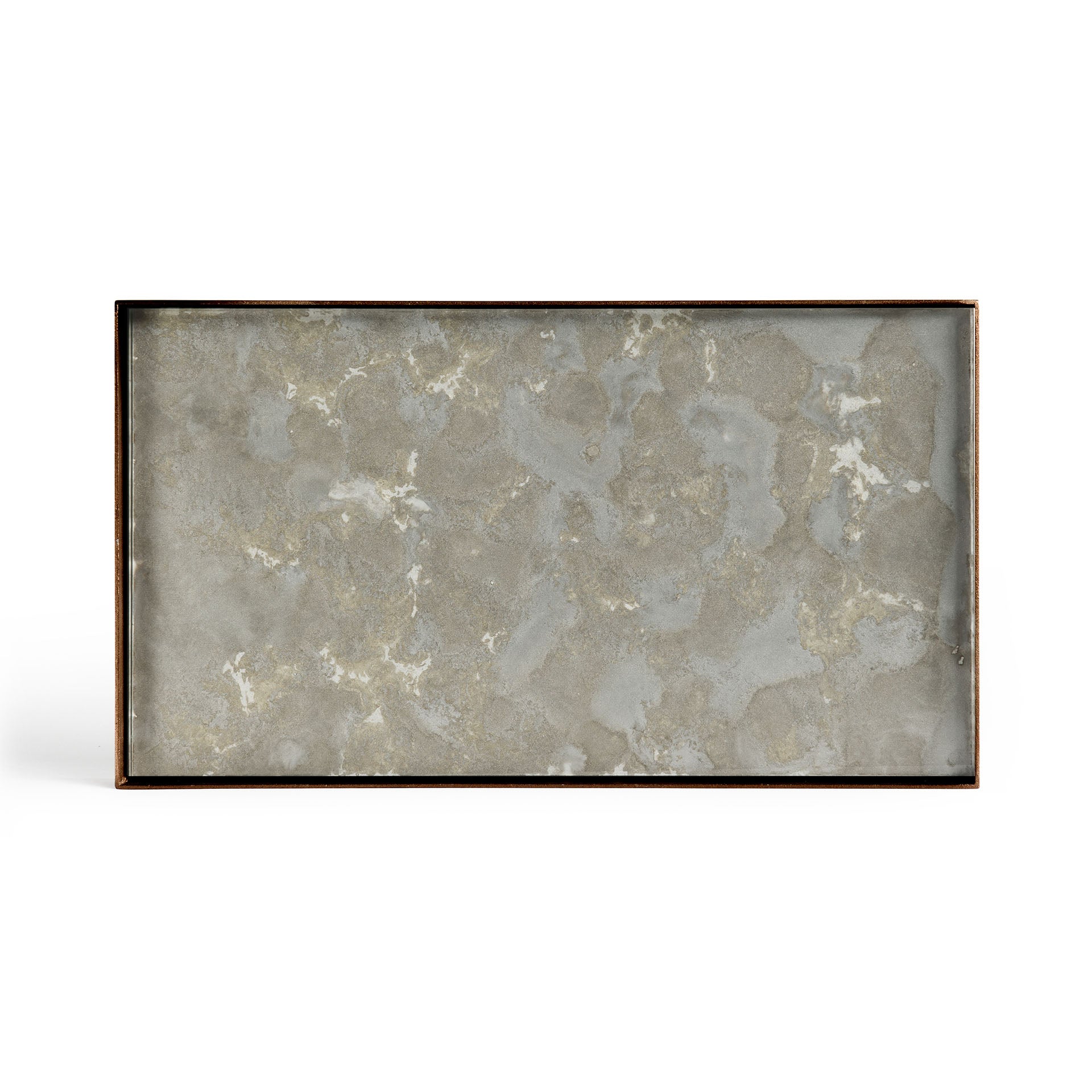 Fossil Organic glass valet tray