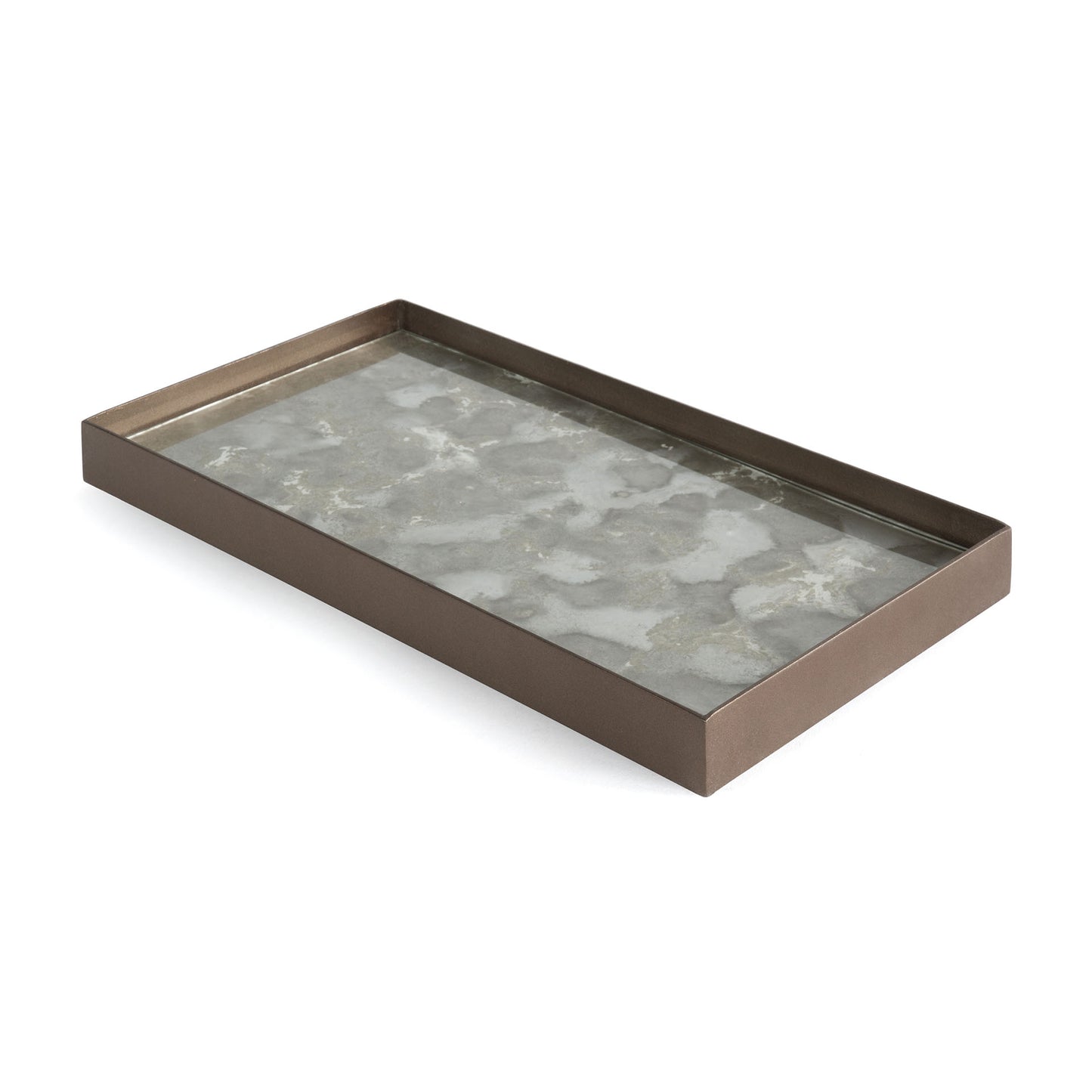 Fossil Organic glass valet tray