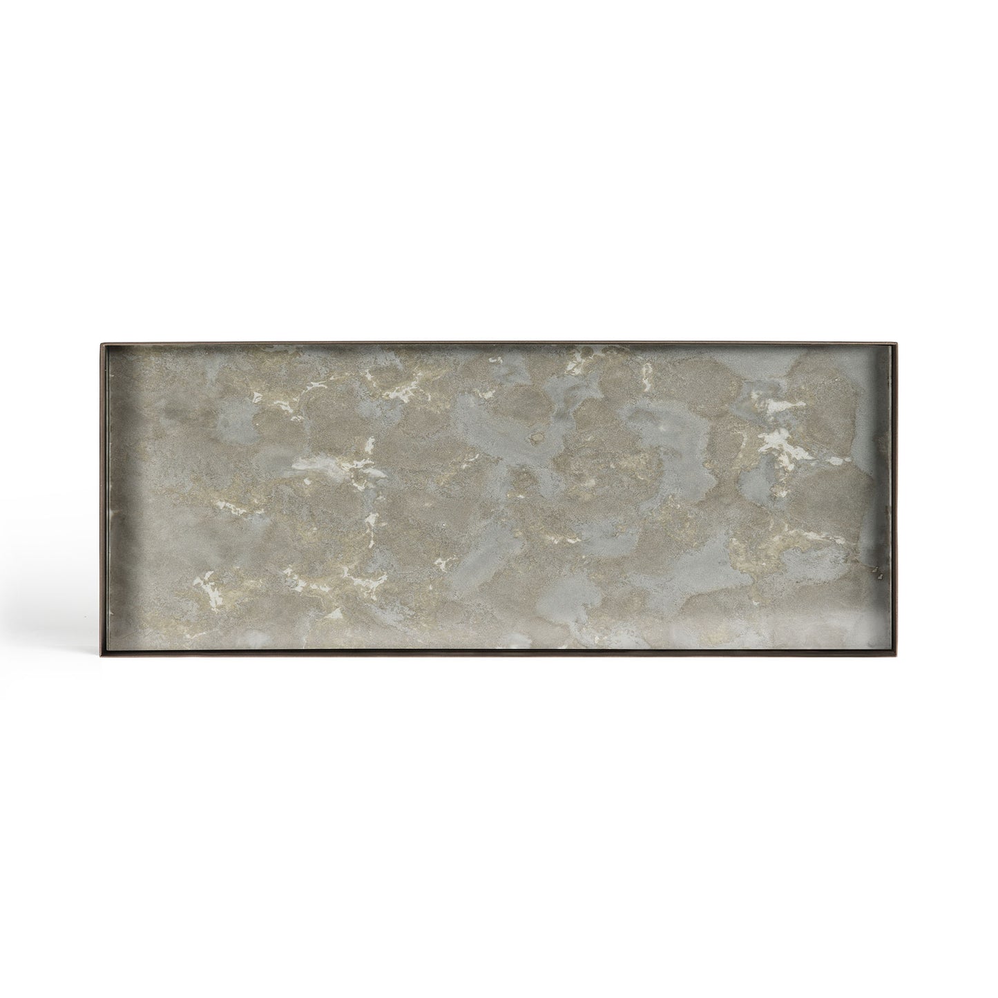 Fossil Organic glass valet tray