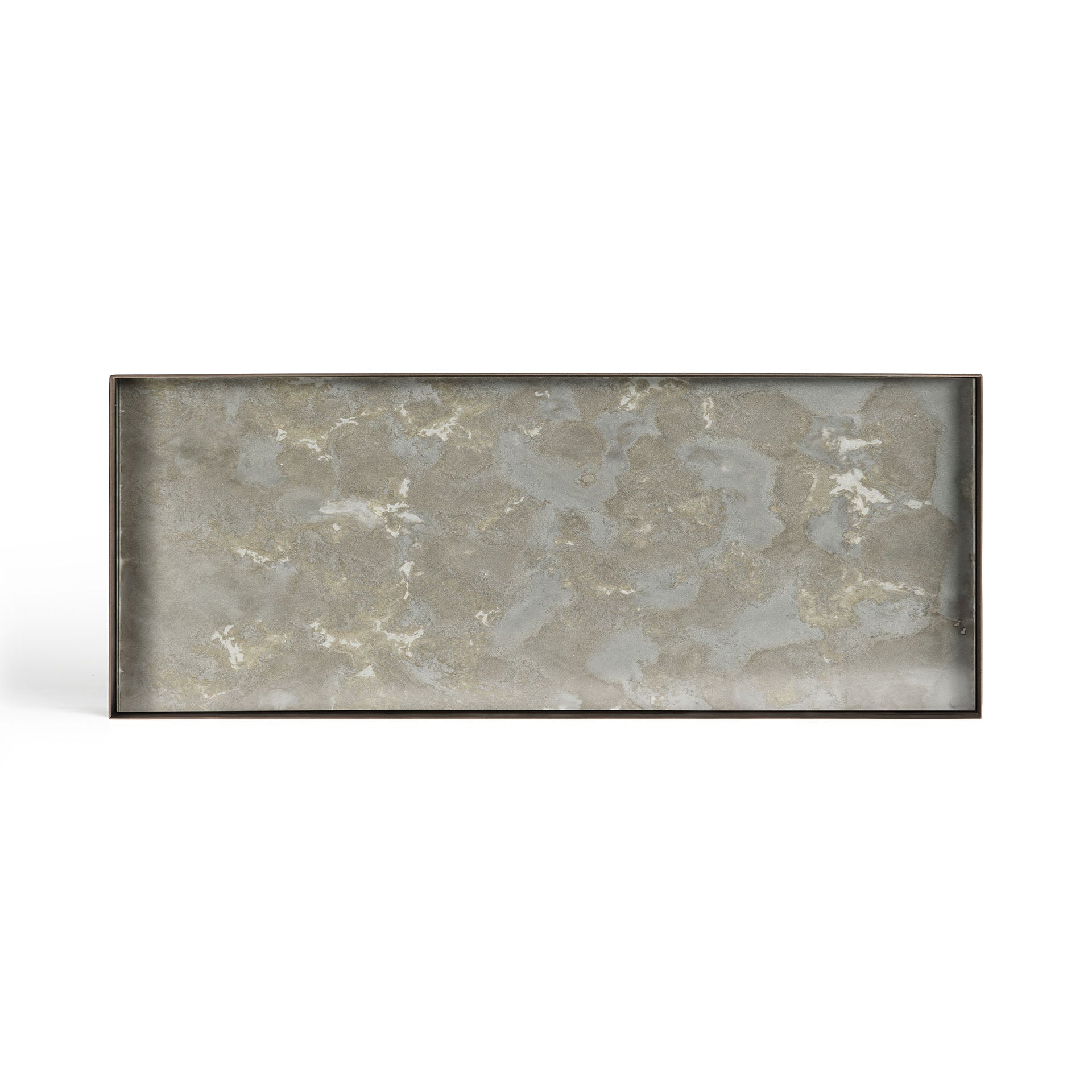 Fossil Organic glass valet tray