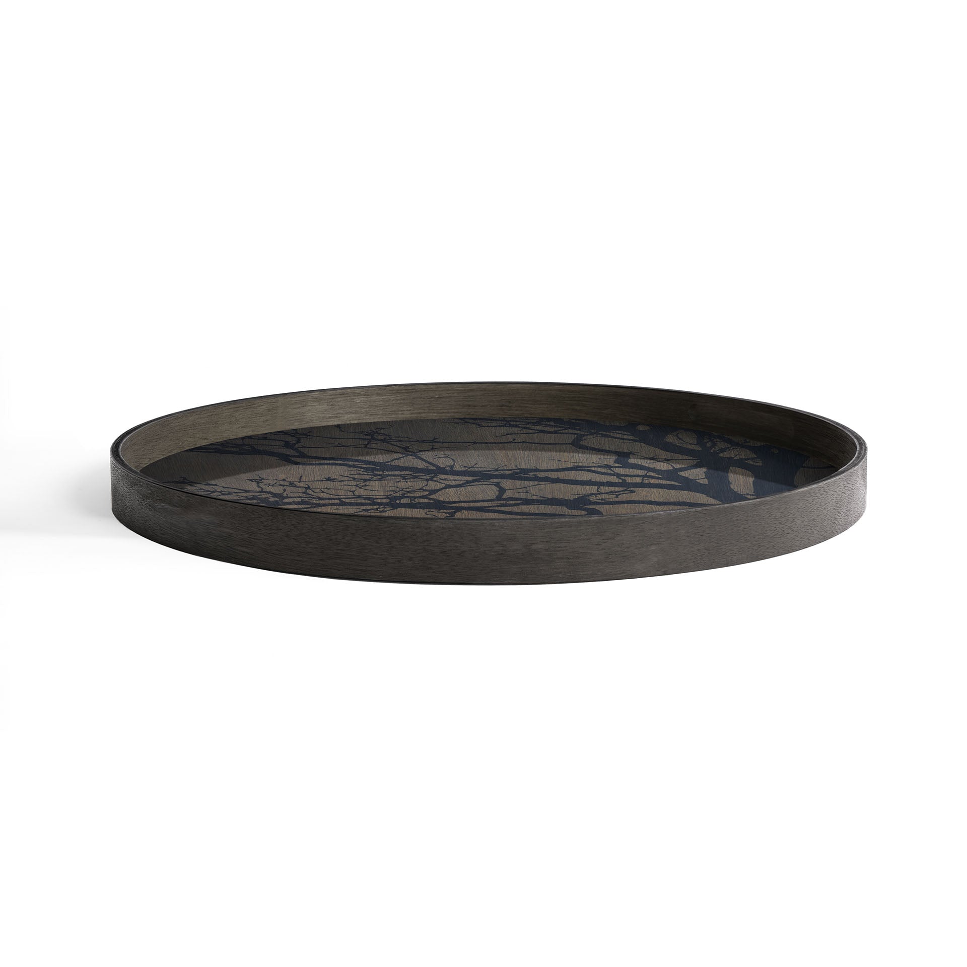 Black Tree wooden tray