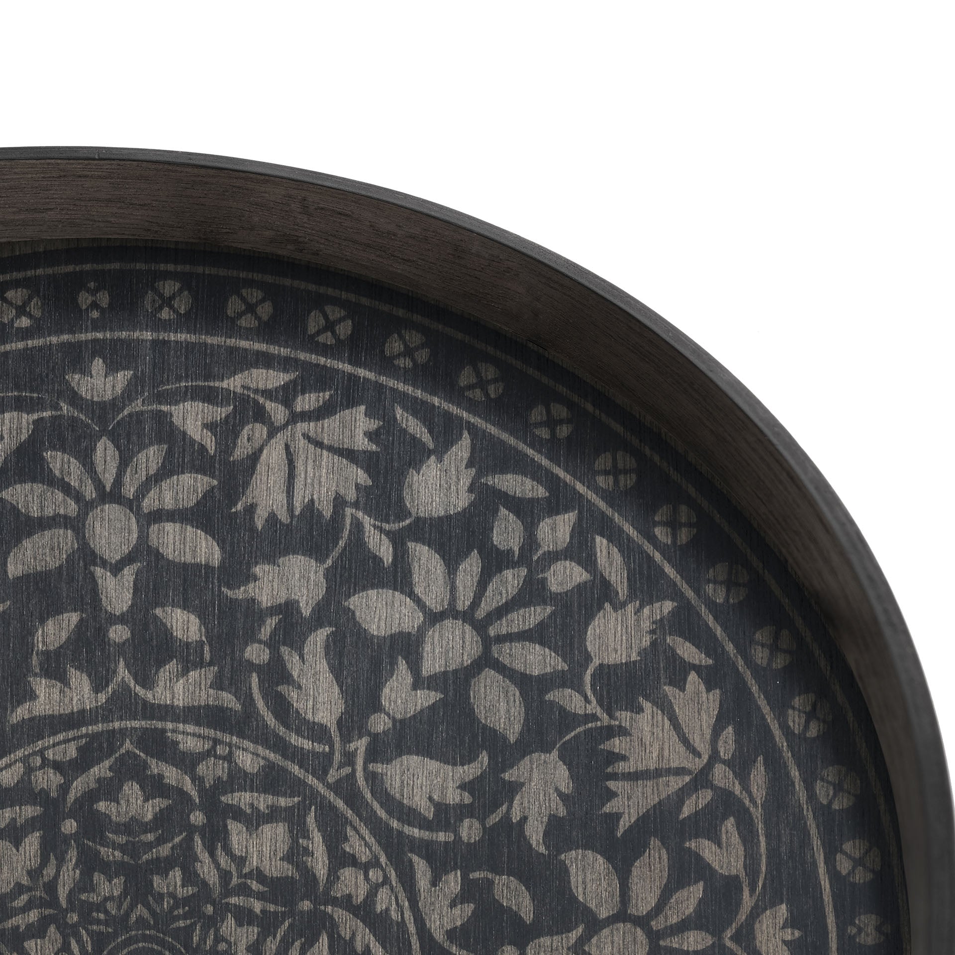 Black Marrakesh wooden tray