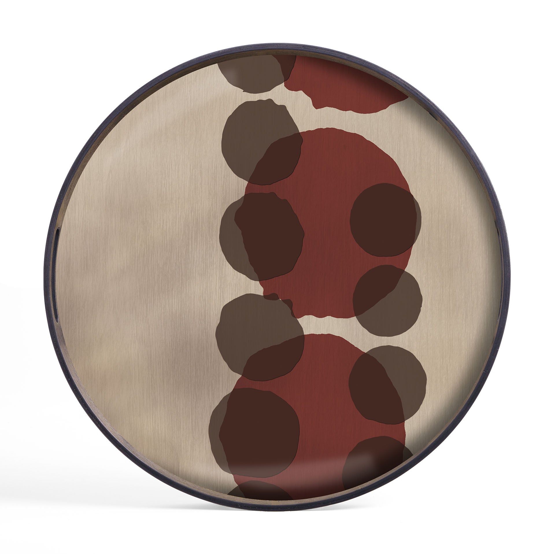 Pinot Layered Dots glass tray