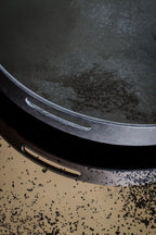 Charcoal mirror tray