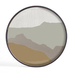 Sand Wabi Sabi glass tray