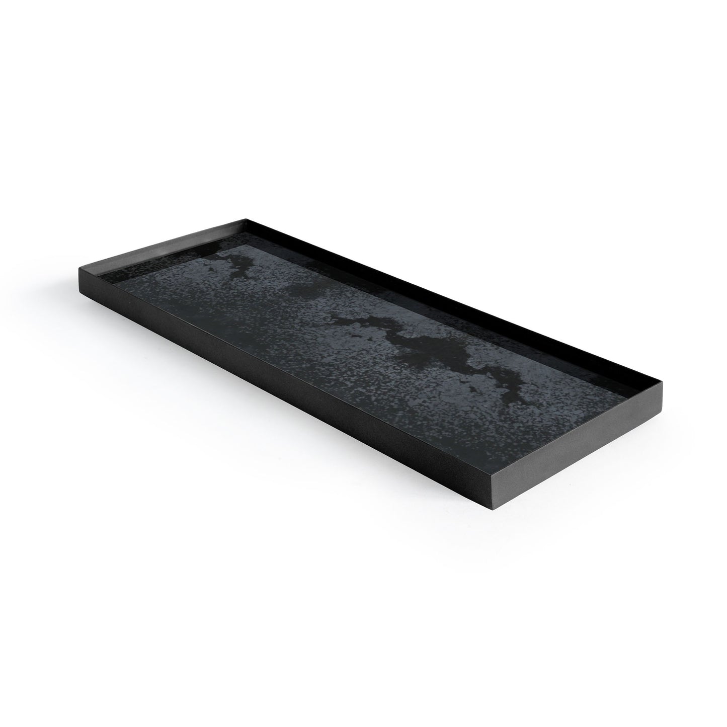 Charcoal mirror valet tray