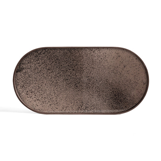 Bronze mirror tray - Oblong