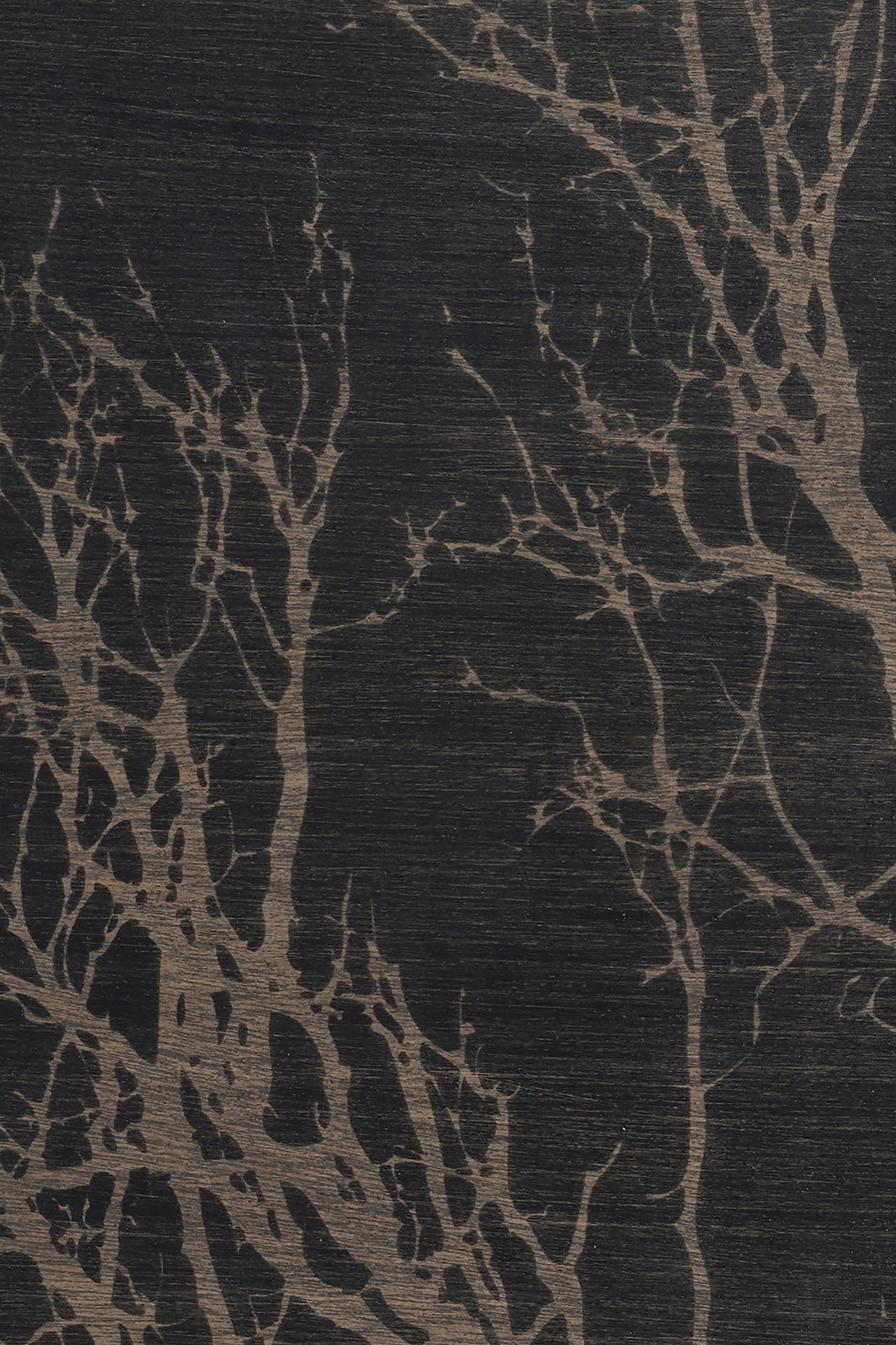 Black Tree wooden tray - Oblong