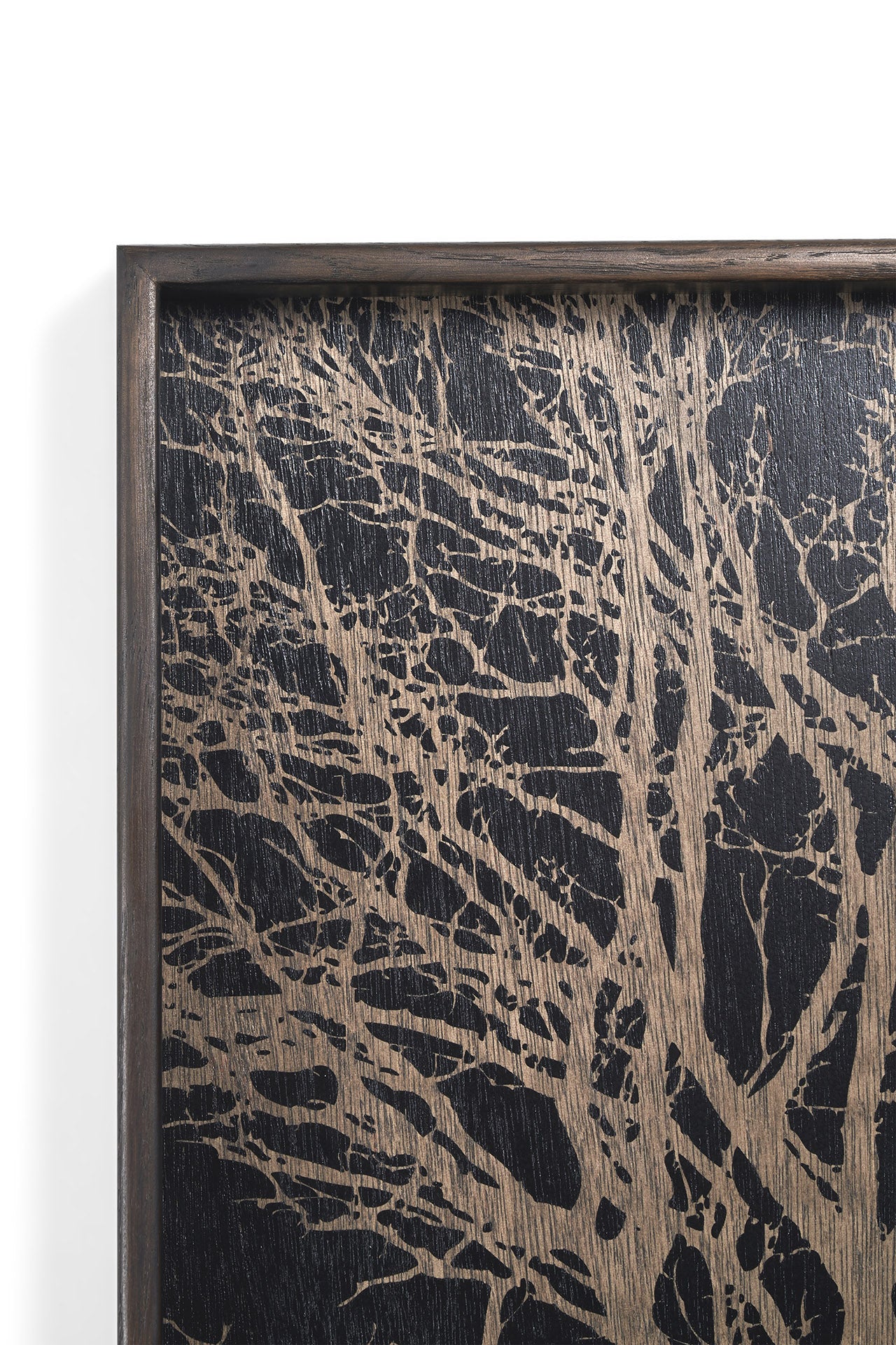 Black Tree wooden tray