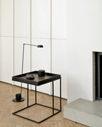 Square tray side table (tray not included)