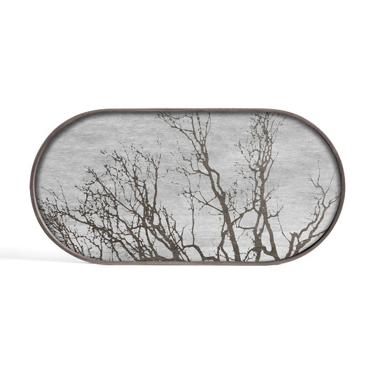 White Tree wooden tray - Oblong
