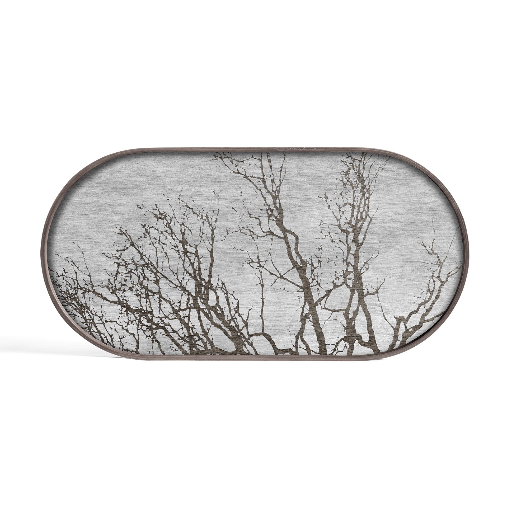 White Tree wooden tray - Oblong