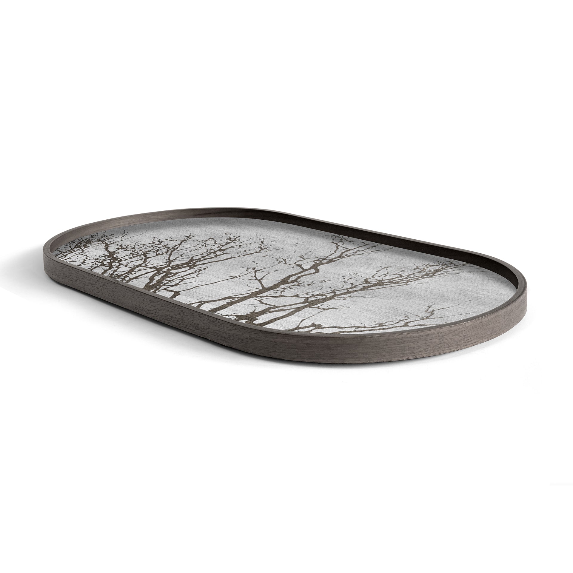 White Tree wooden tray - Oblong