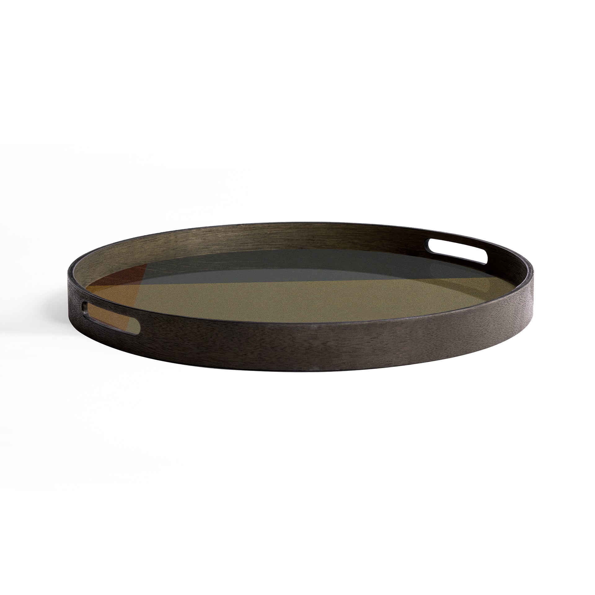 Angle glass tray