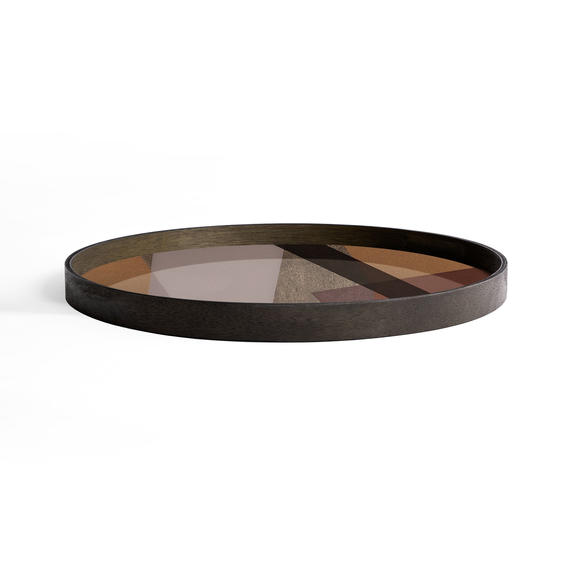 Angle glass tray