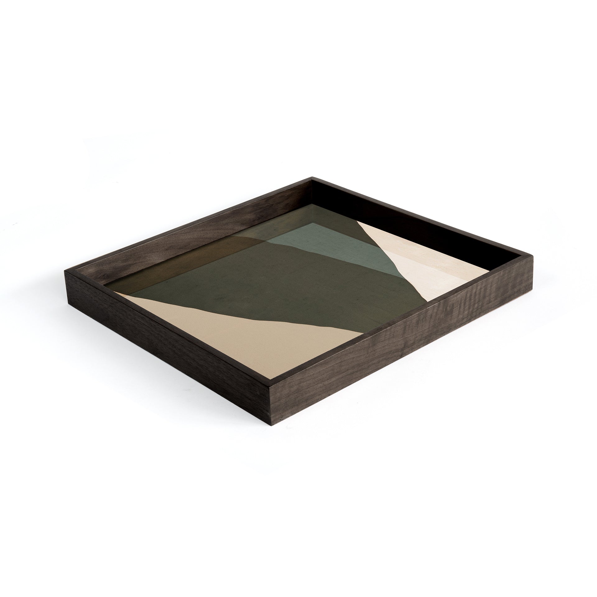 Blue Wabi Sabi glass tray